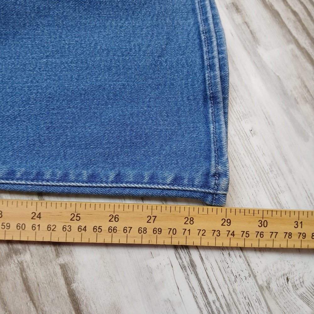 Mother Lil Weekender High Rise Flare Jeans Layover Blue P585-1008 Size 24 - Picture 12 of 13